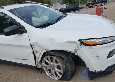 2016 Jeep Cherokee Sport z USA, uszkodzony, nr VIN 1C4PJLABXGW177921